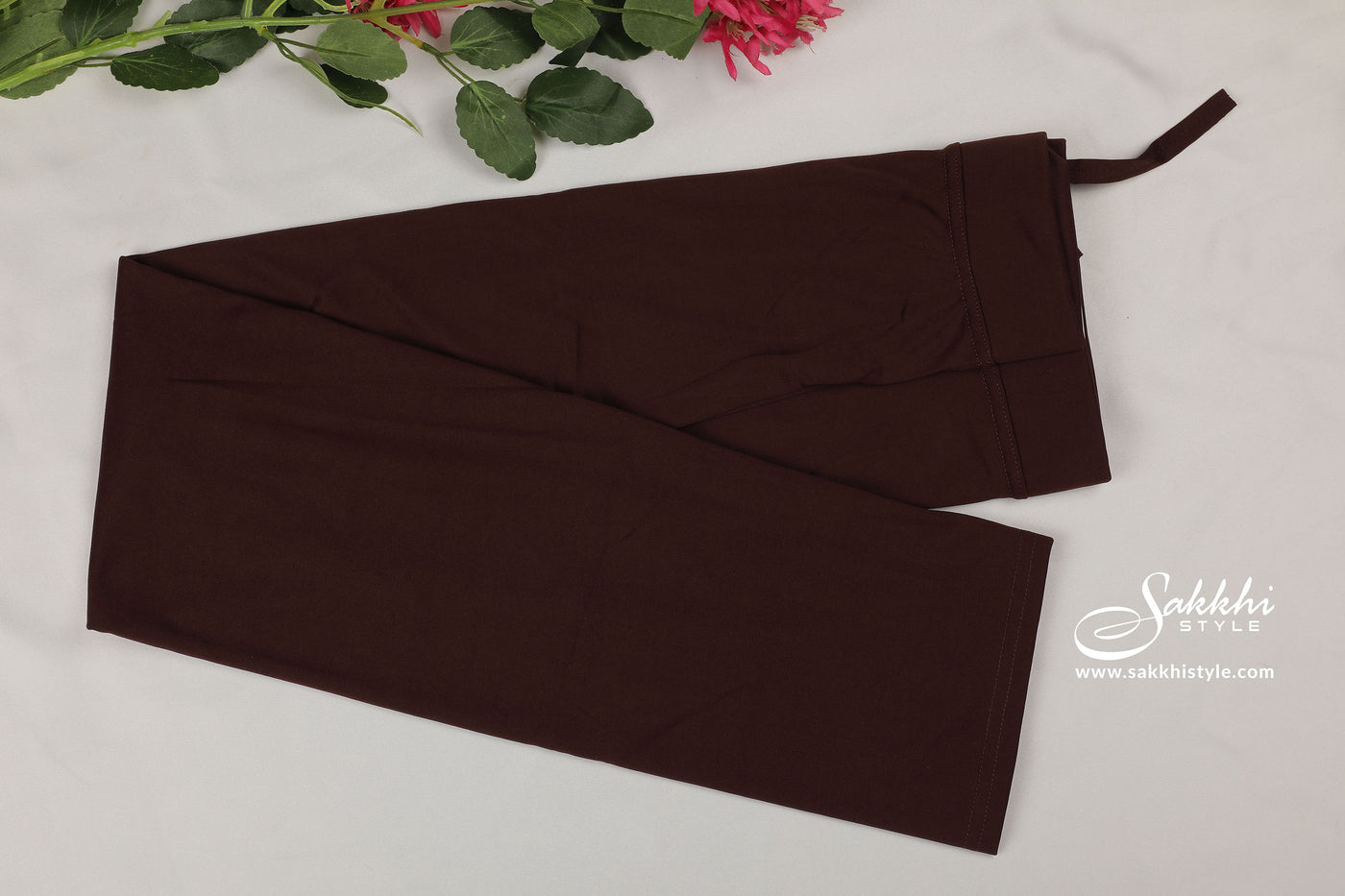 Brown Lycra Saree Shapewear petticoat for Women