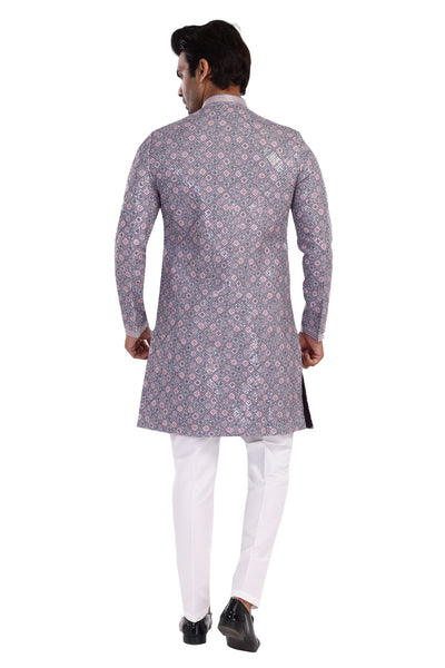 LAVENDER EMBROIDERED SHERWANI