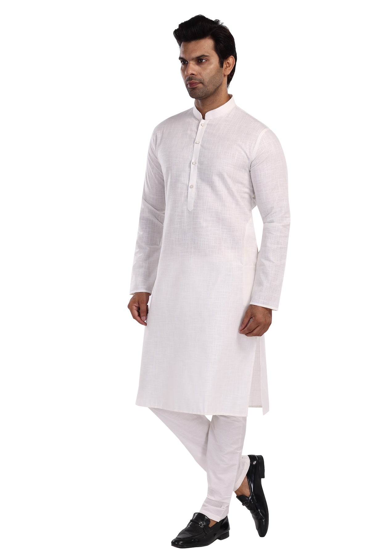 CLOUD WHITE KURTA PYJAMA SET