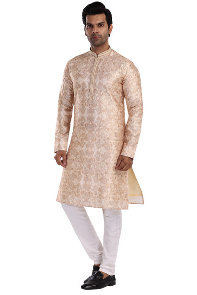 CREAM KURTA PYJAMA SET