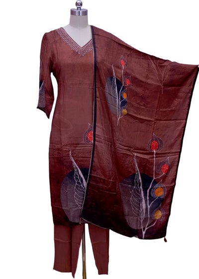 BROWN SALWAR SUIT