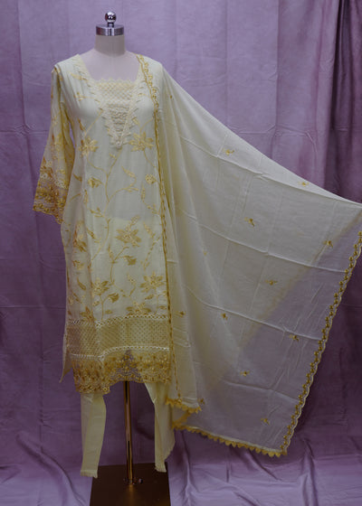 LEMON YELLOW SALWAR SUIT