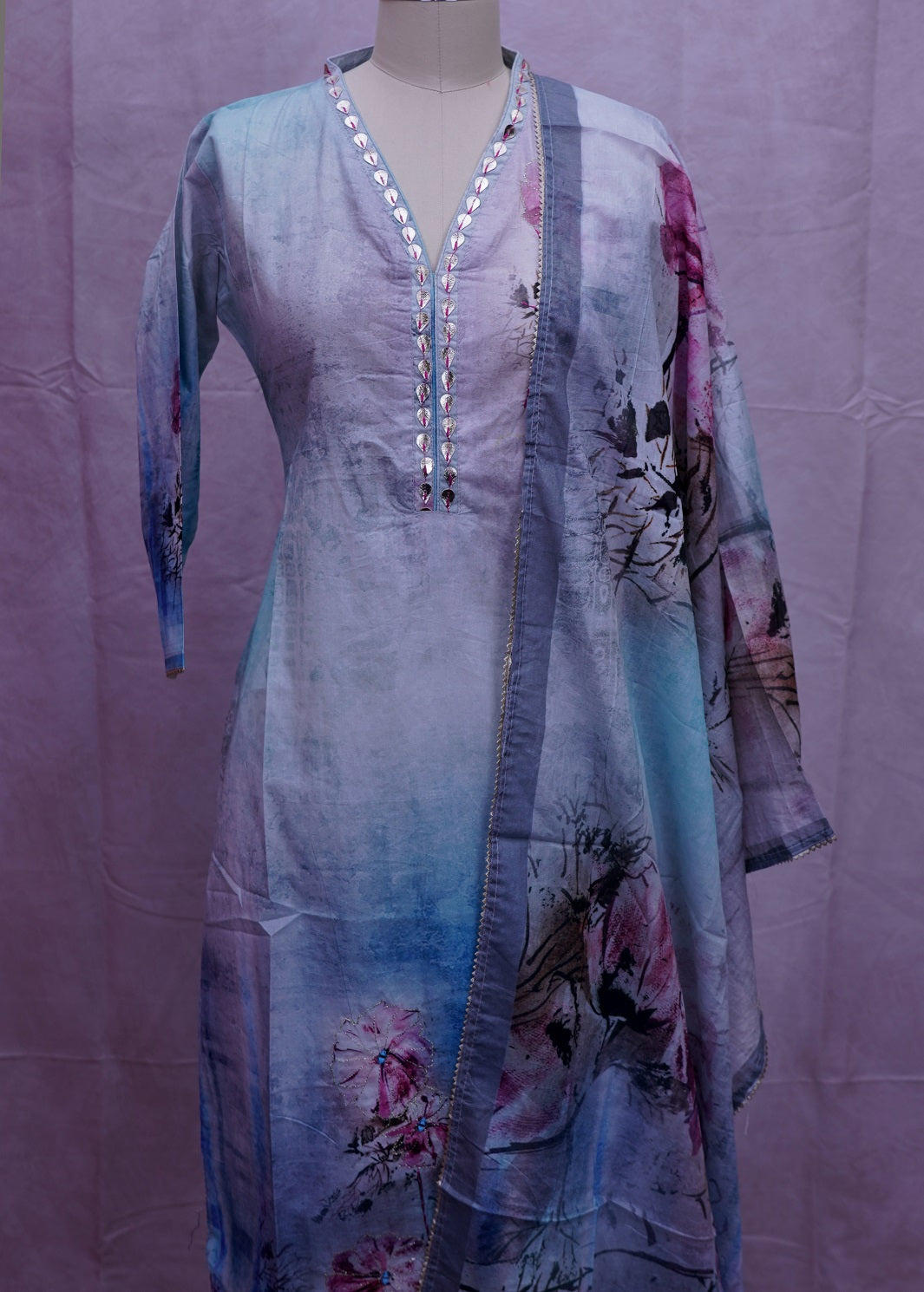 LIGHT BLUE SALWAR SUIT