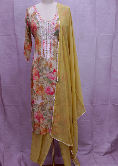 MUSTARD SALWAR SUIT