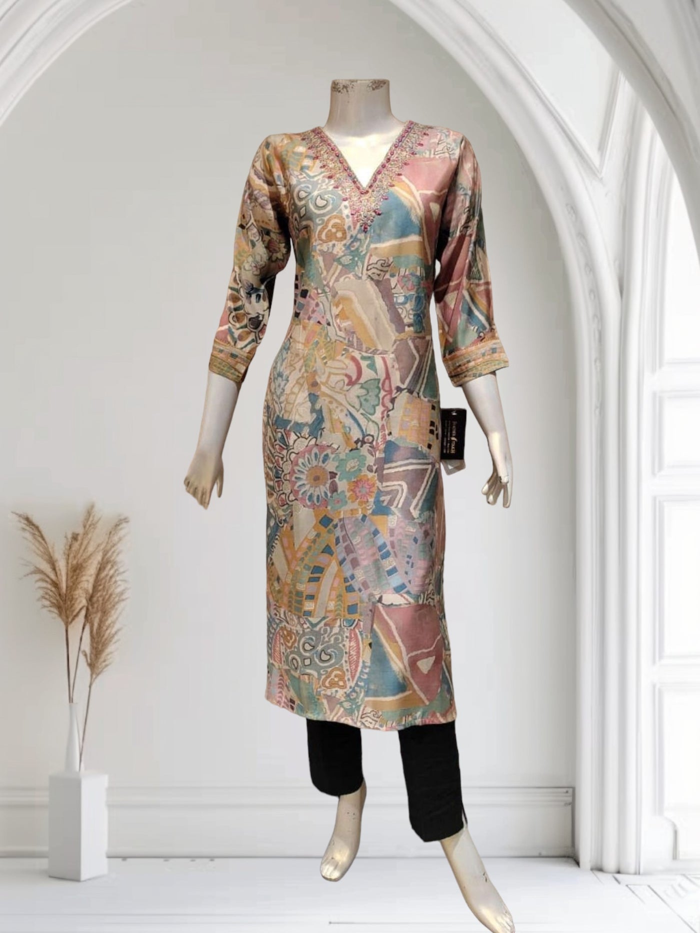 Vibrant Print Kurti