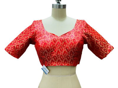 TANGERINE PRE STITCHED BLOUSE