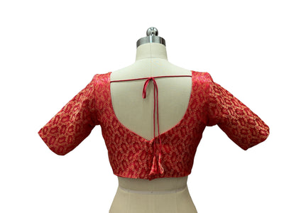 TANGERINE PRE STITCHED BLOUSE