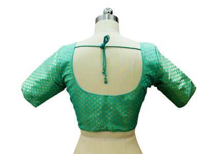 PASTEL GREEN PRE STITCHED BLOUSE