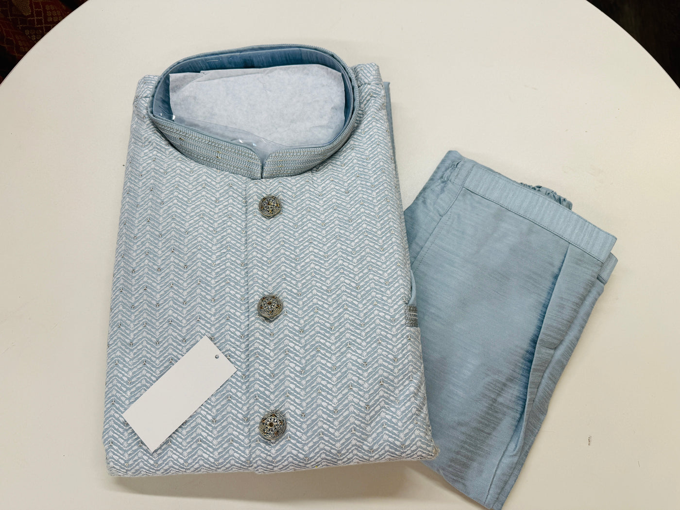 SKY BLUE KURTA PYJAMA