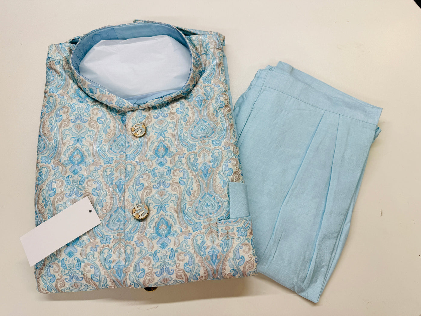 BLUE KURTA PYJAMA