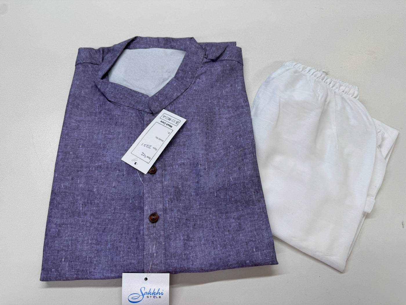 PURPLE KURTA PYJAMA