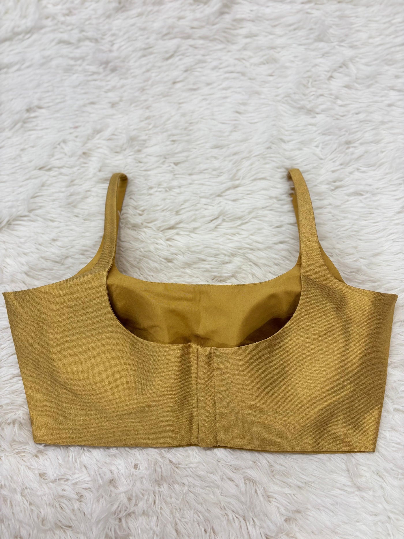 Golden stitched blouse