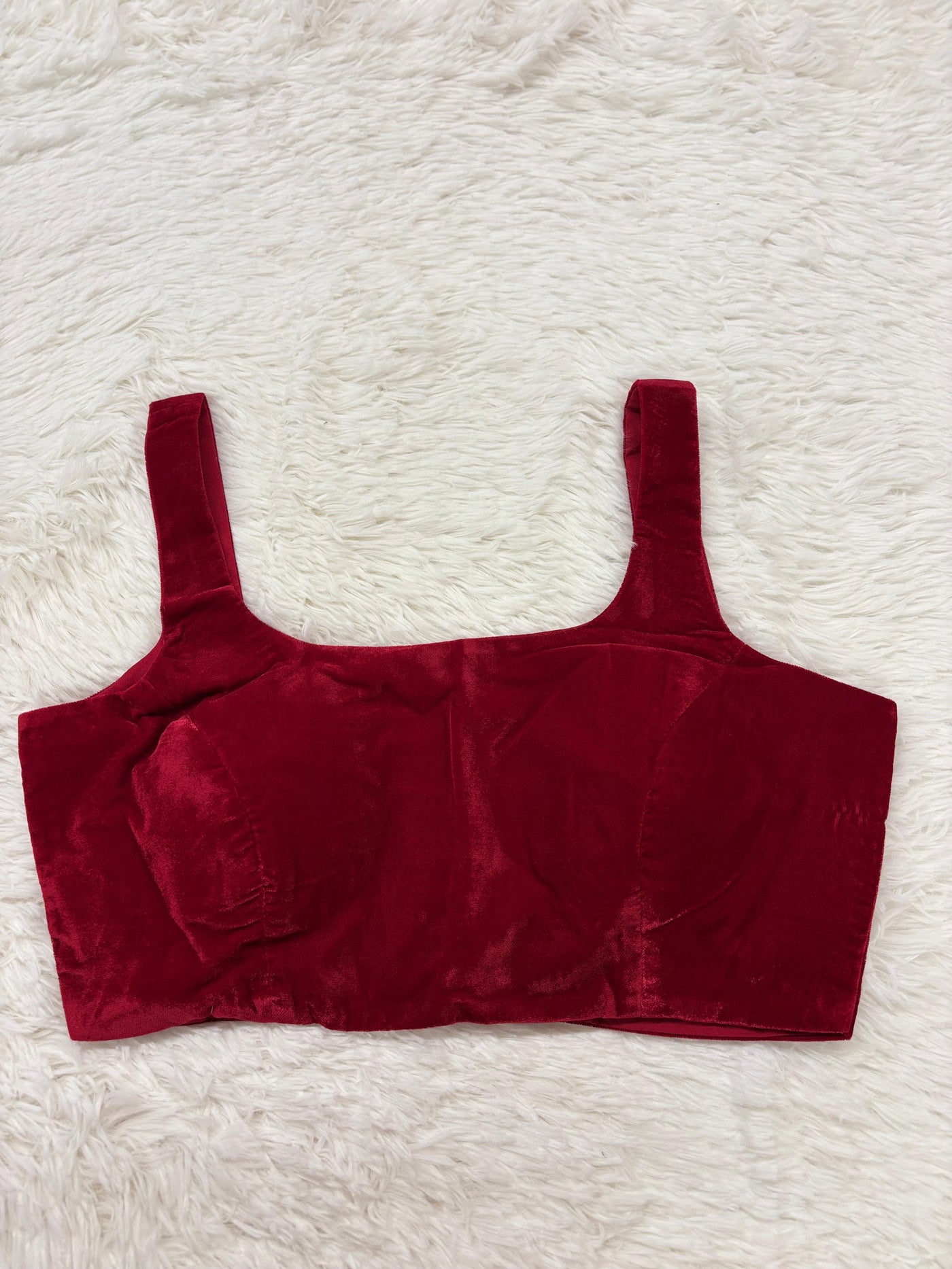 Mesmerising maroon stitched blouse