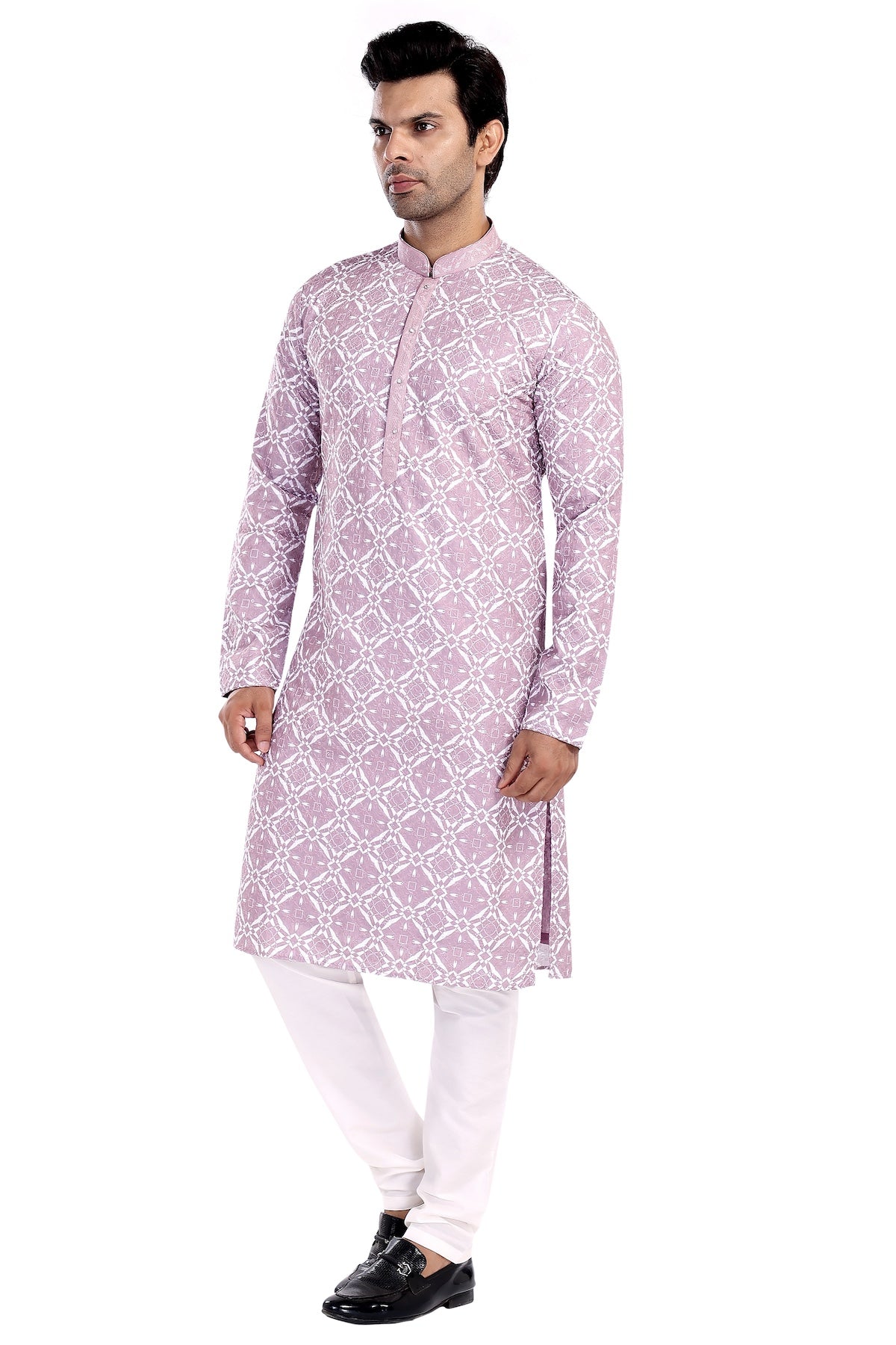 BABY PINK KURTA PYJAMA SET