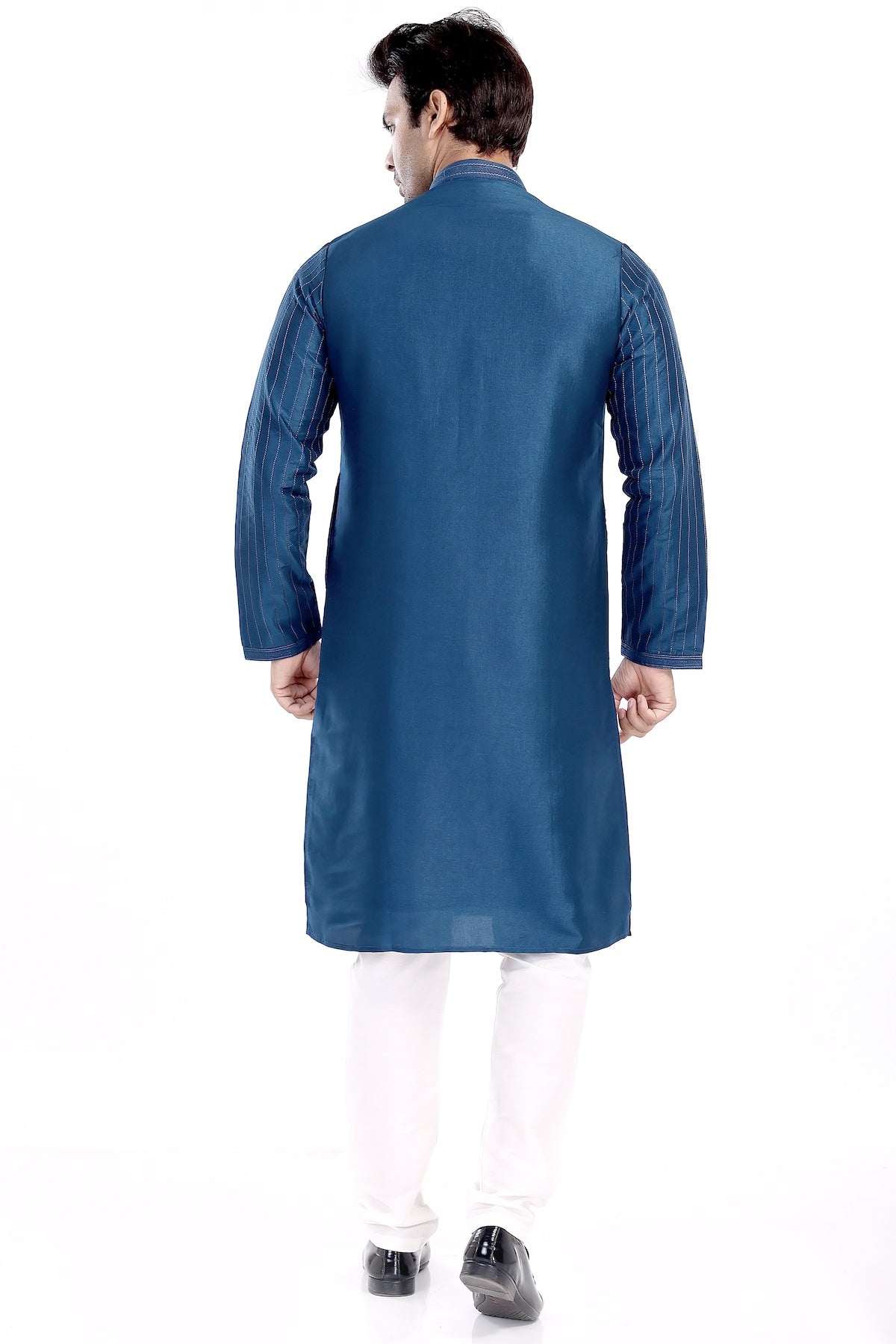 COBALT BLUE KURTA PYJAMA SET