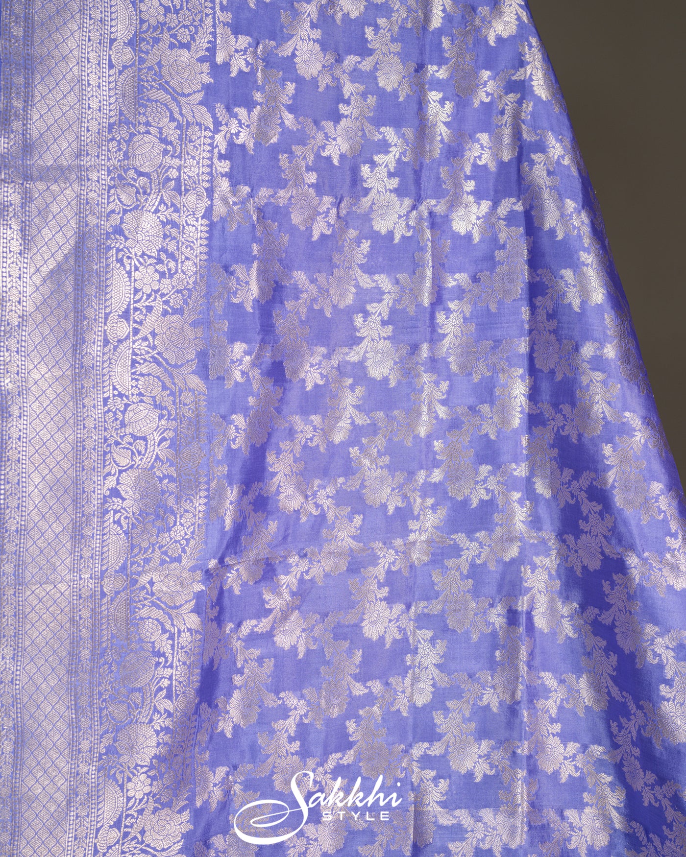 LAVENDER BANARASI MASHRU SILK SAREE