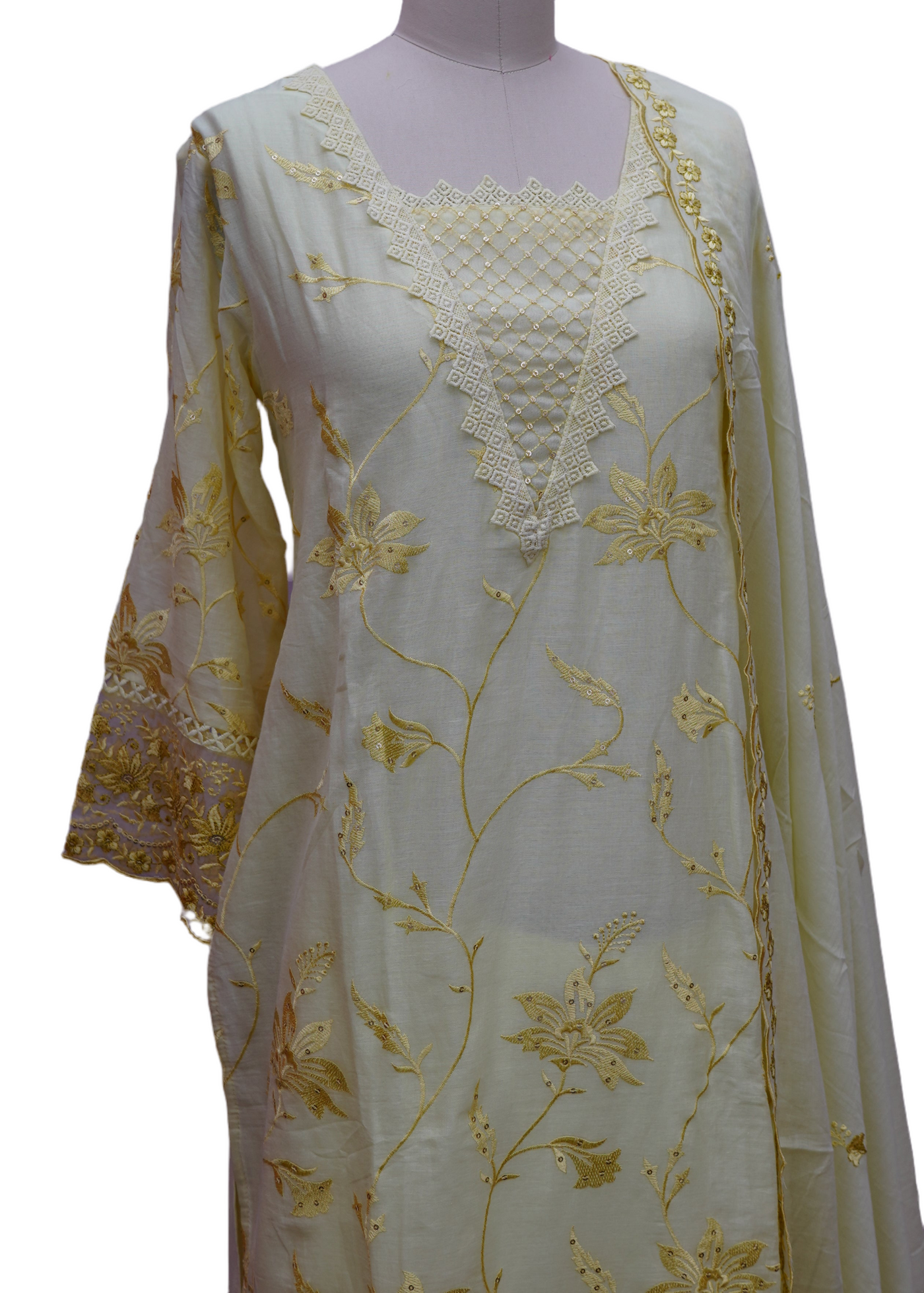 LEMON YELLOW SALWAR SUIT