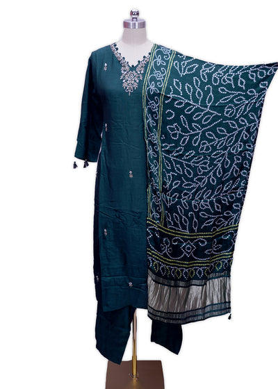 GREEN SALWAR SUIT