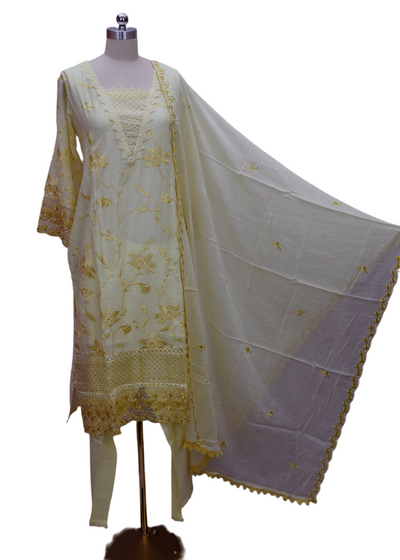 LEMON YELLOW SALWAR SUIT