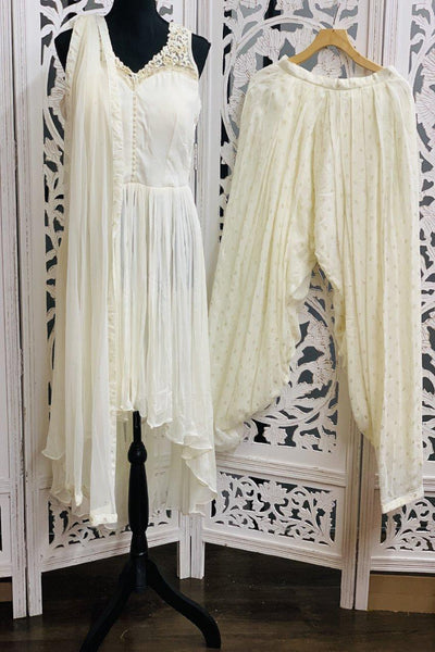 White Patiala Suit - Sakkhi Style