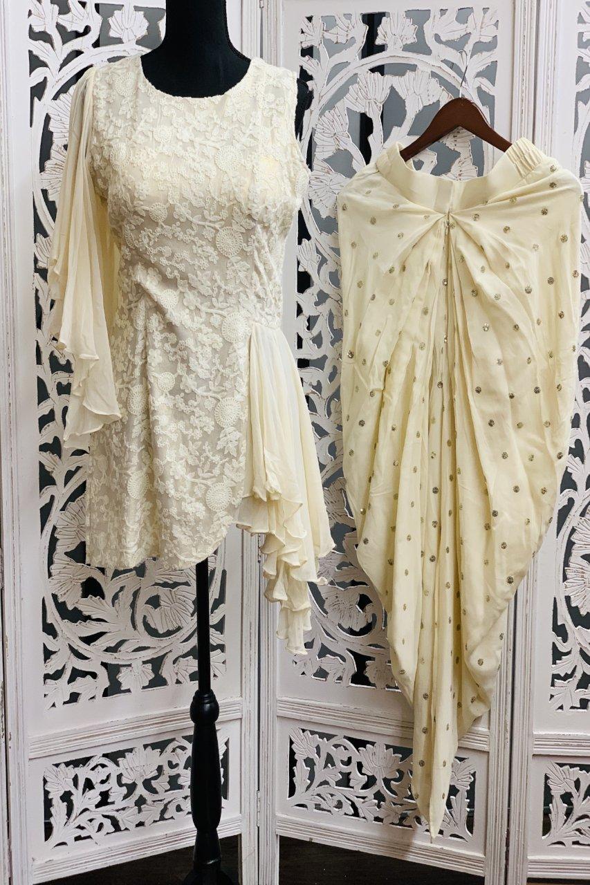 Off-White Patiala Suit - Sakkhi Style