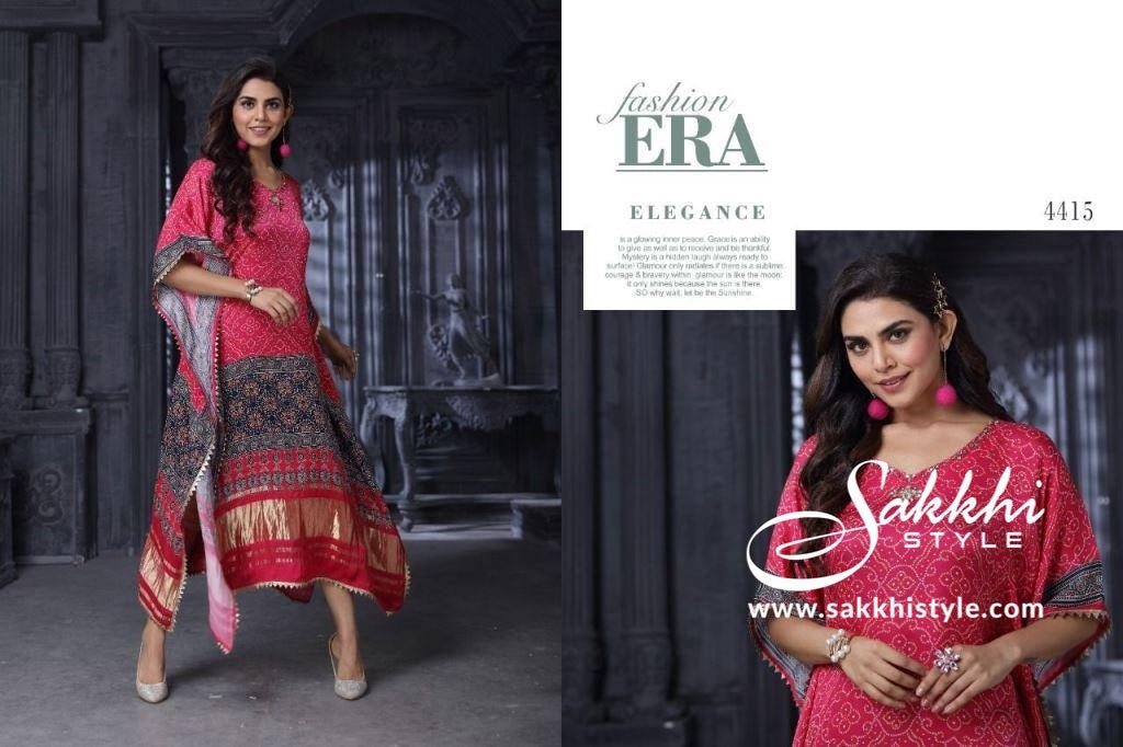 Pink Kaftan Kurti - Sakkhi Style