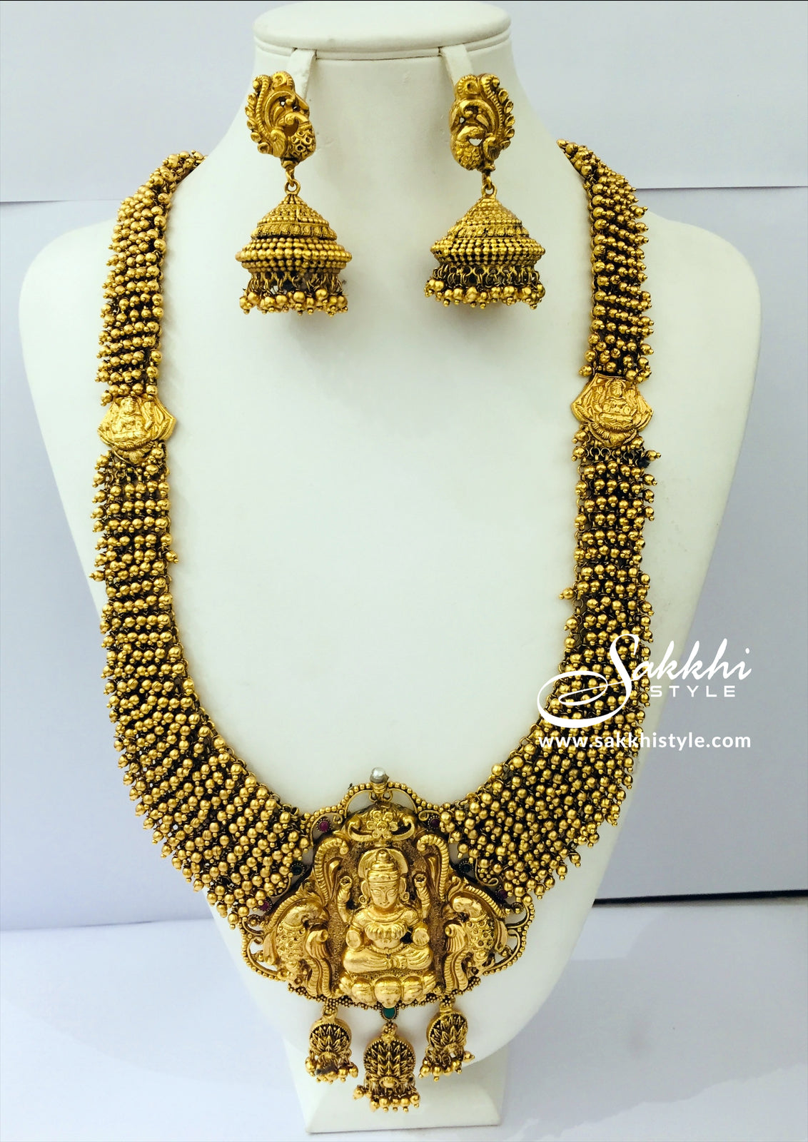 Goddess Laxmi Long Necklace - Sakkhi Style