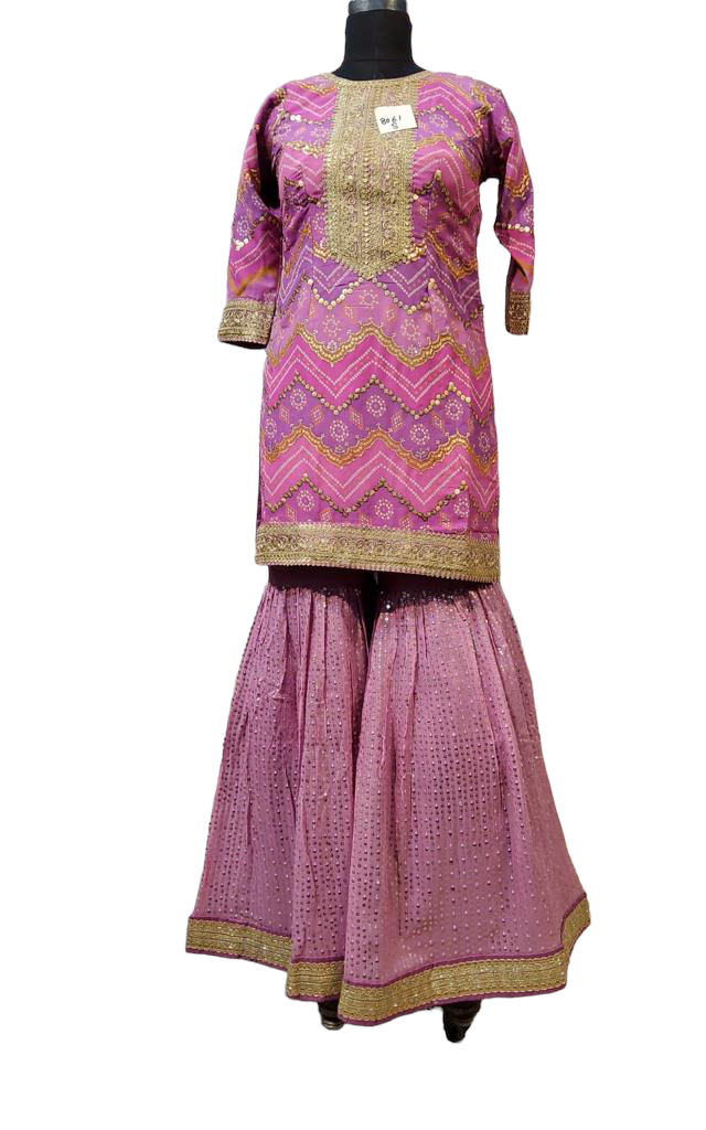 Lavender Sharara Suit - Sakkhi Style