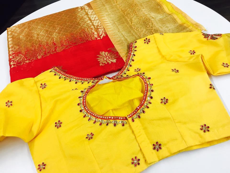 Red Kora Silk Saree - Sakkhi Style
