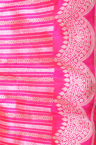 pink semi silk saree - Sakkhi Style