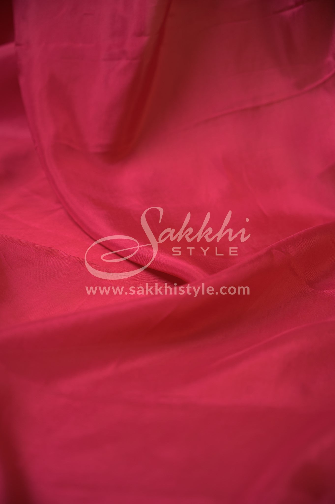 PINK SILK SAREE WITH BLACK TISSUE STRIPES BLOUSE - Sakkhi Style