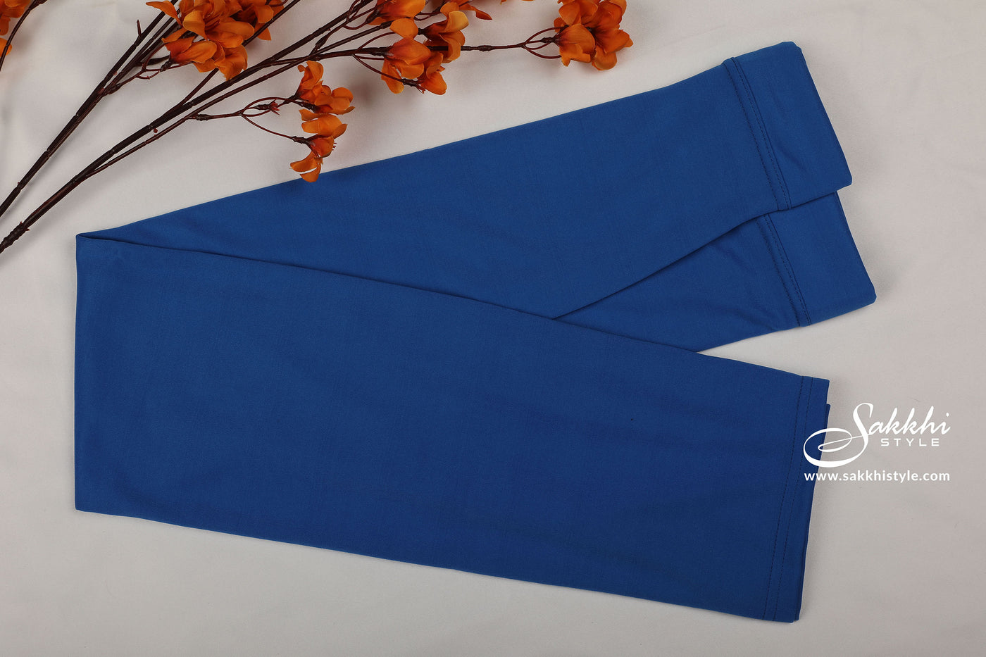 Medium Blue Lycra Saree Shapewear petticoat for Women