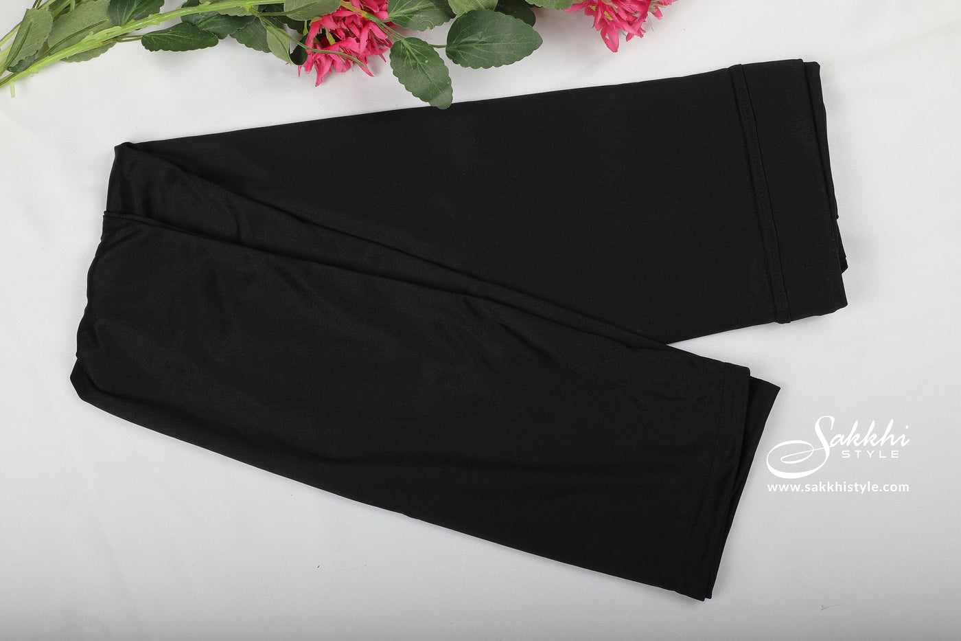 Black Lycra Saree Shapewear petticoat for Women