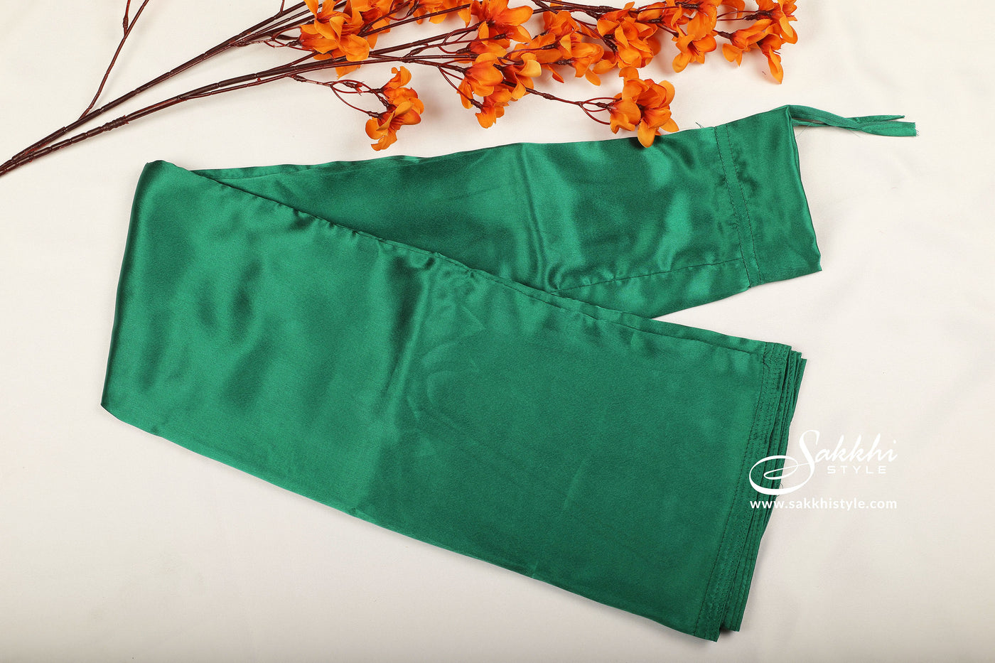 Green Women's Satin inskirt saree petticoat