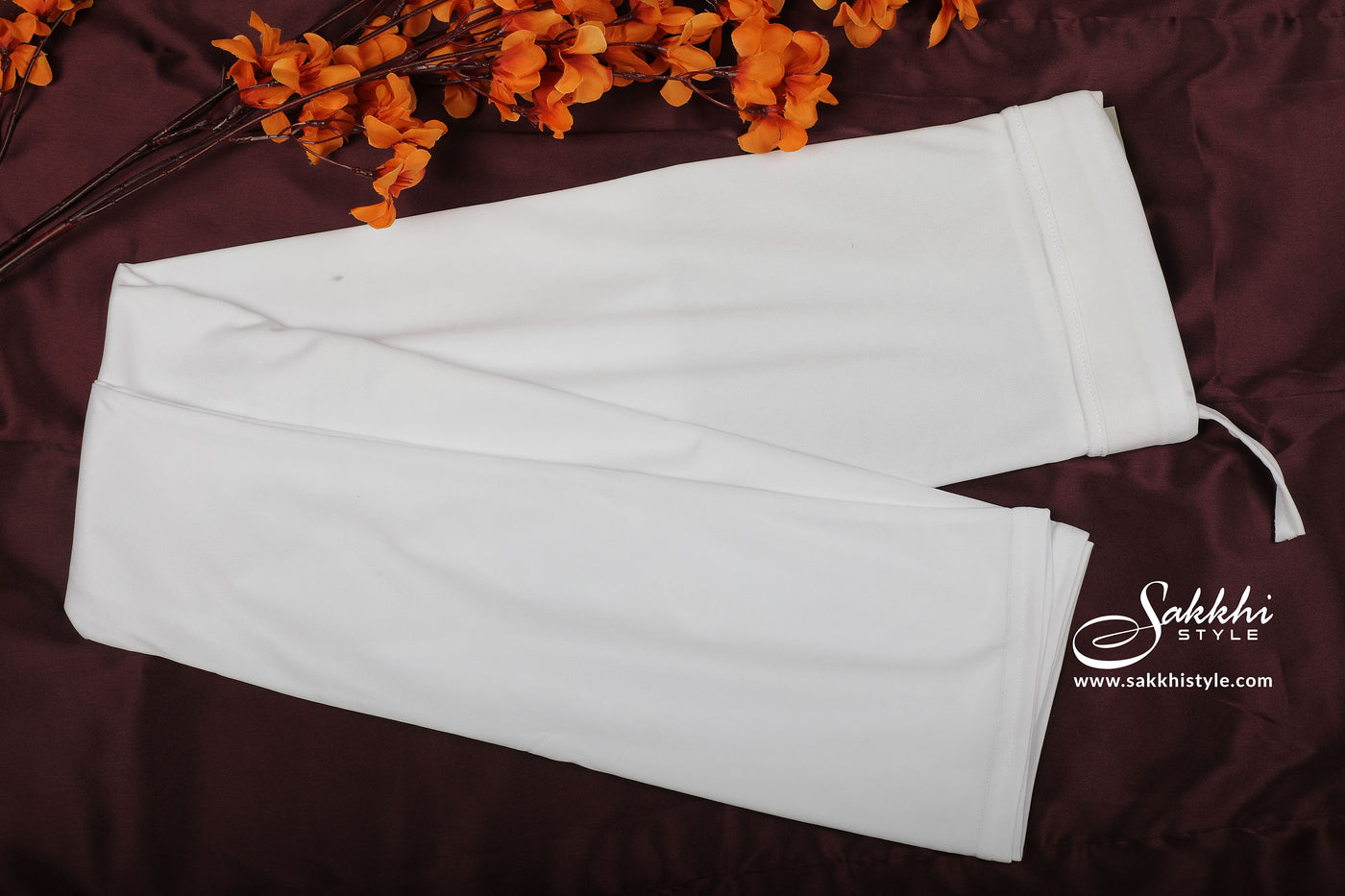 White Lycra Saree Shapewear petticoat for Women