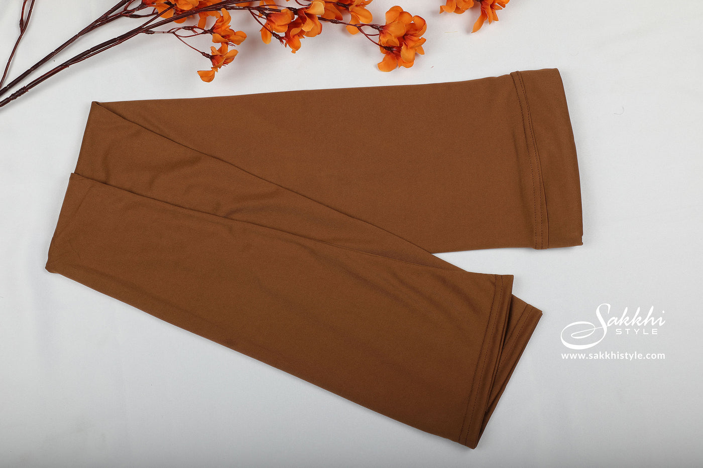 Pale Brown Lycra Saree Shapewear petticoat for Women - Sakkhi Style